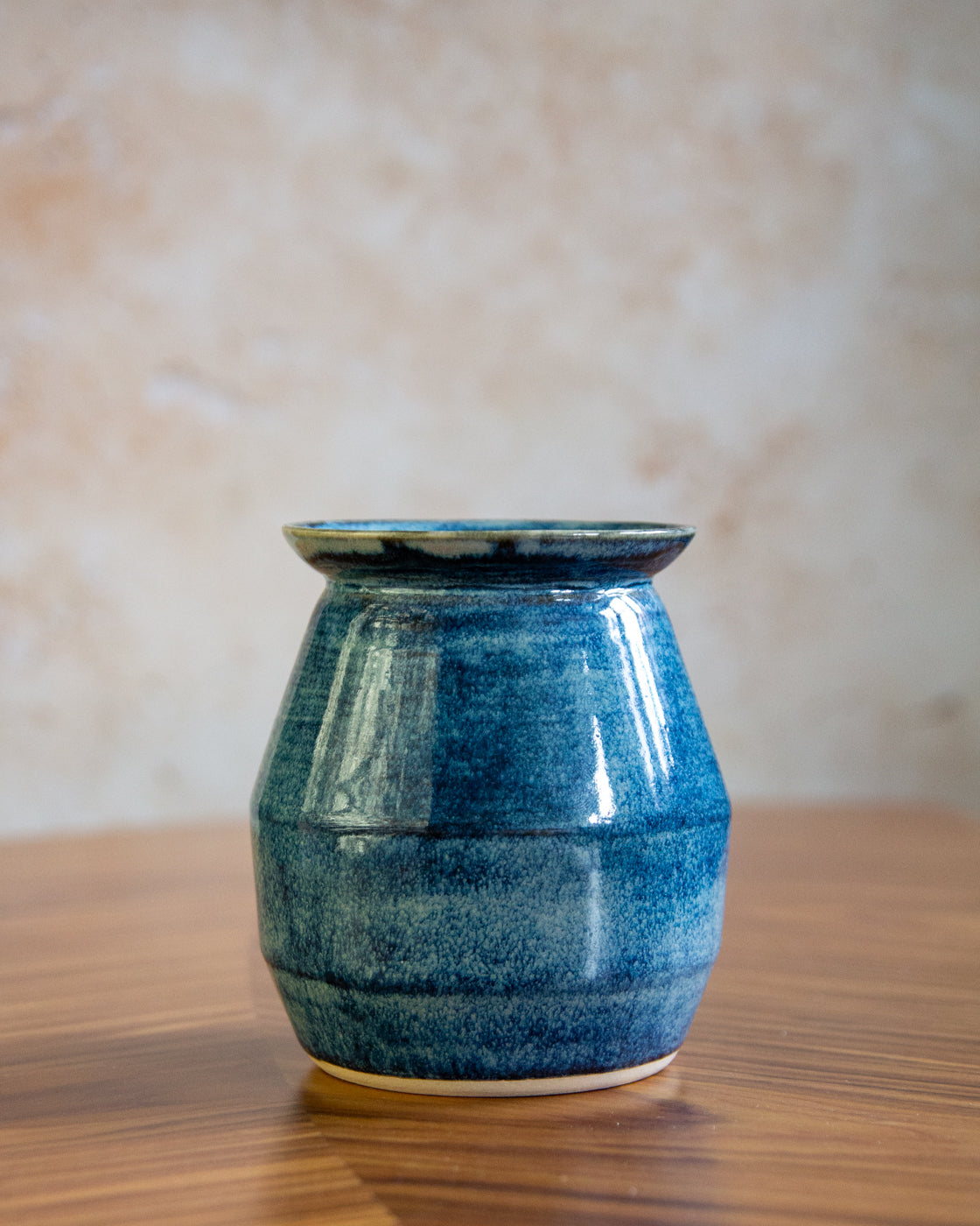 Angular Bud Vase - Seascape glaze