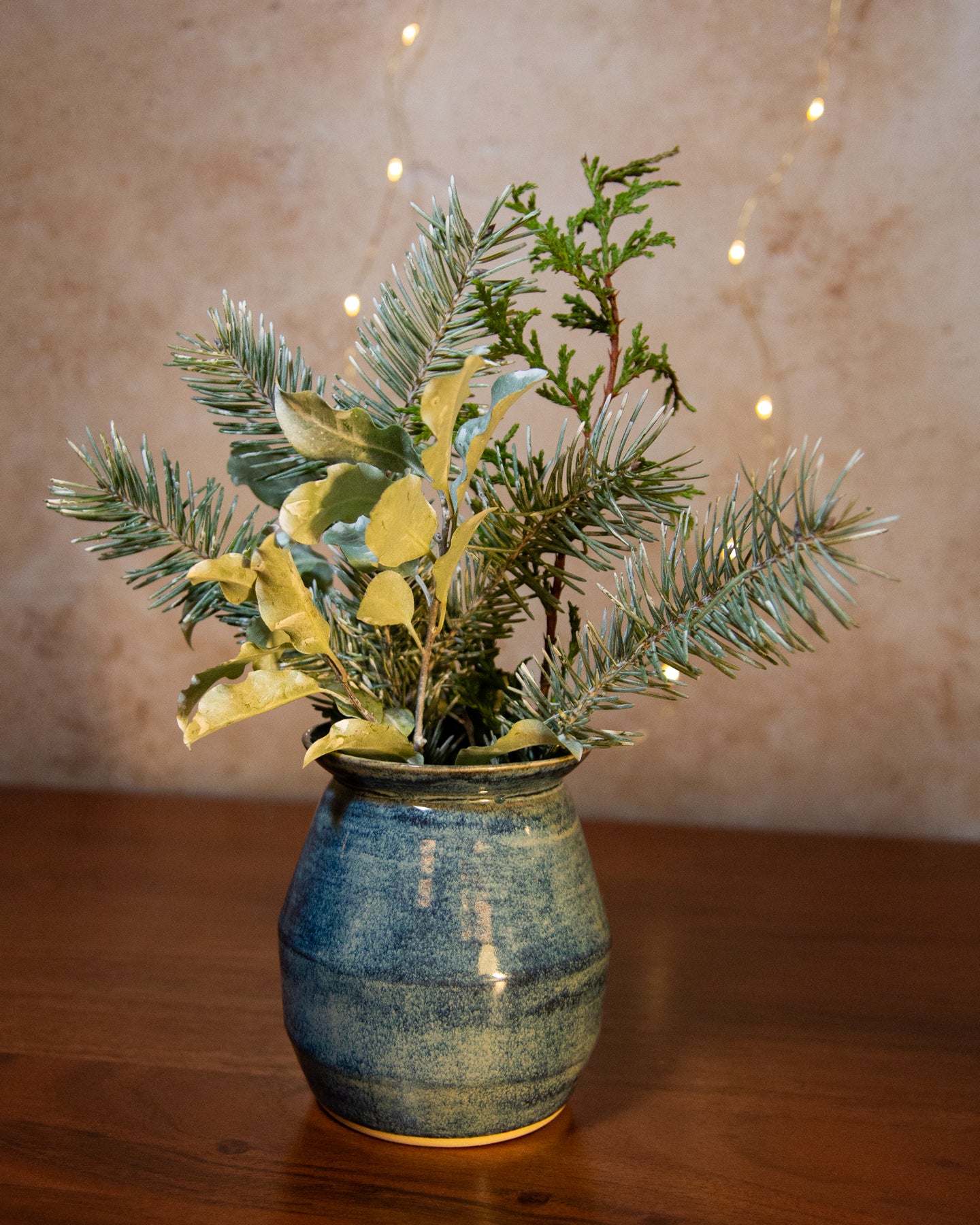 Angular Bud Vase - Seascape glaze