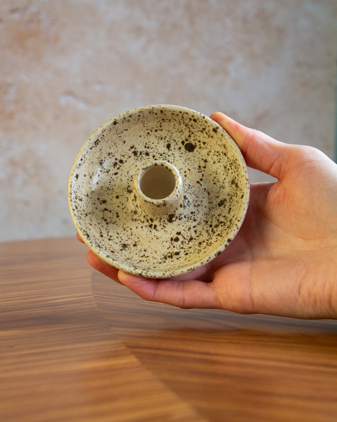 Candle Holder - Rustic glaze