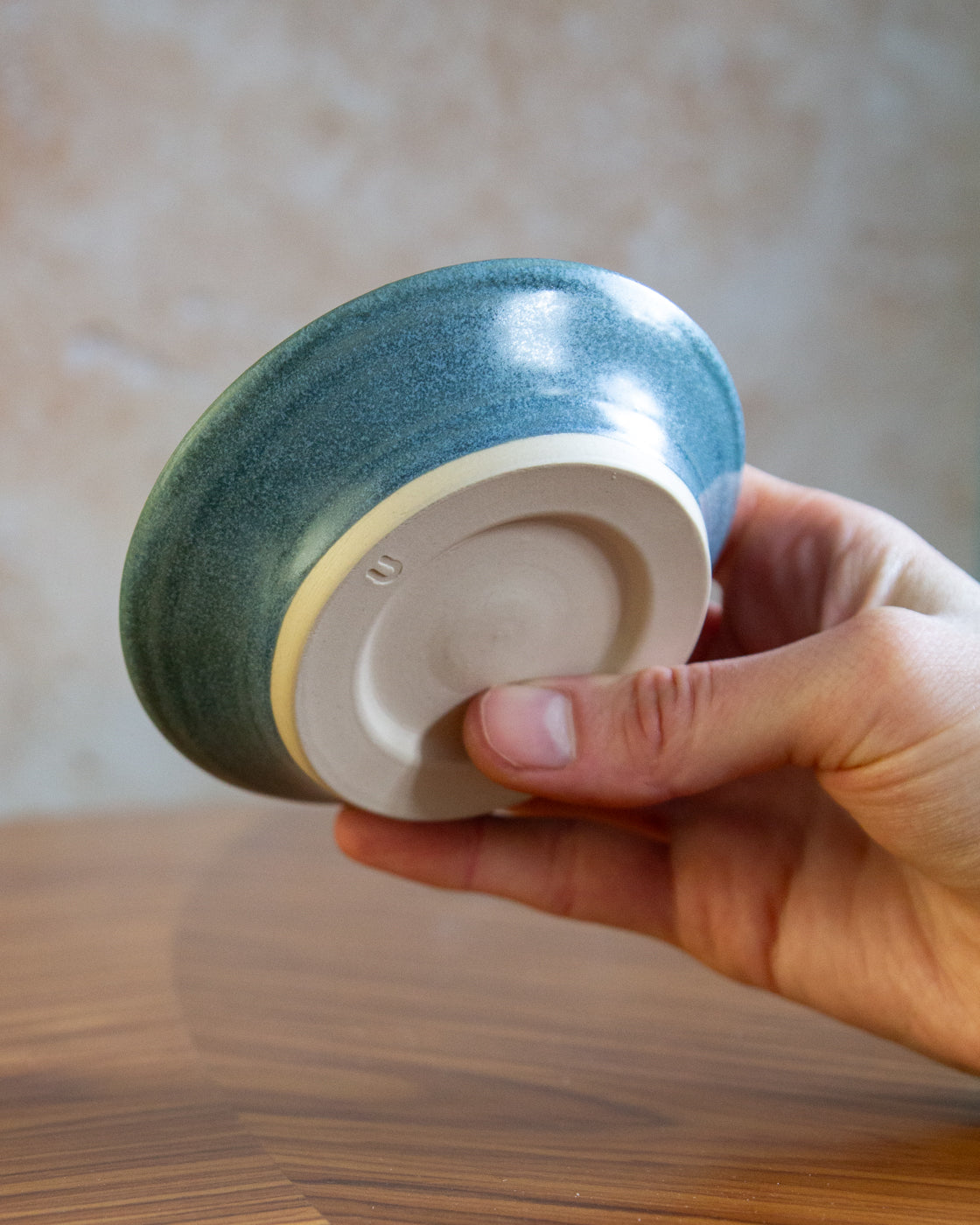 Candle Holder - Teal glaze