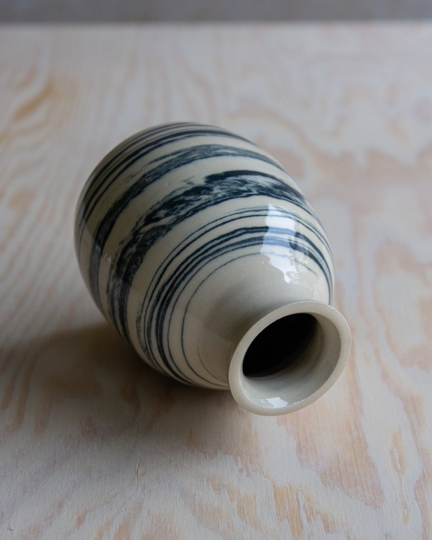 Marbled Clay Bud Vase #4