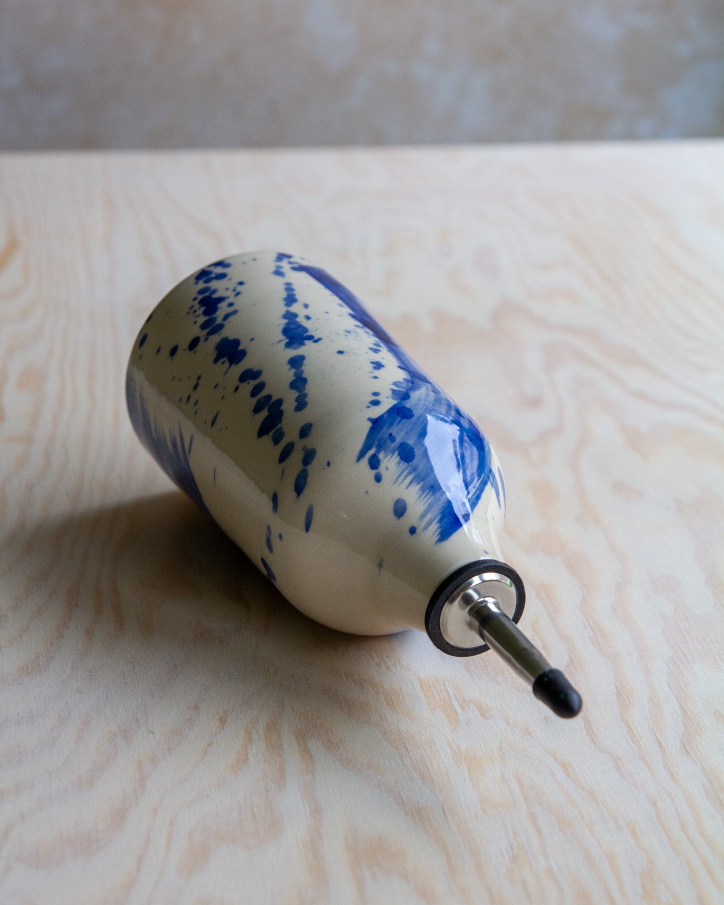 Oil Bottle - Blue Splash