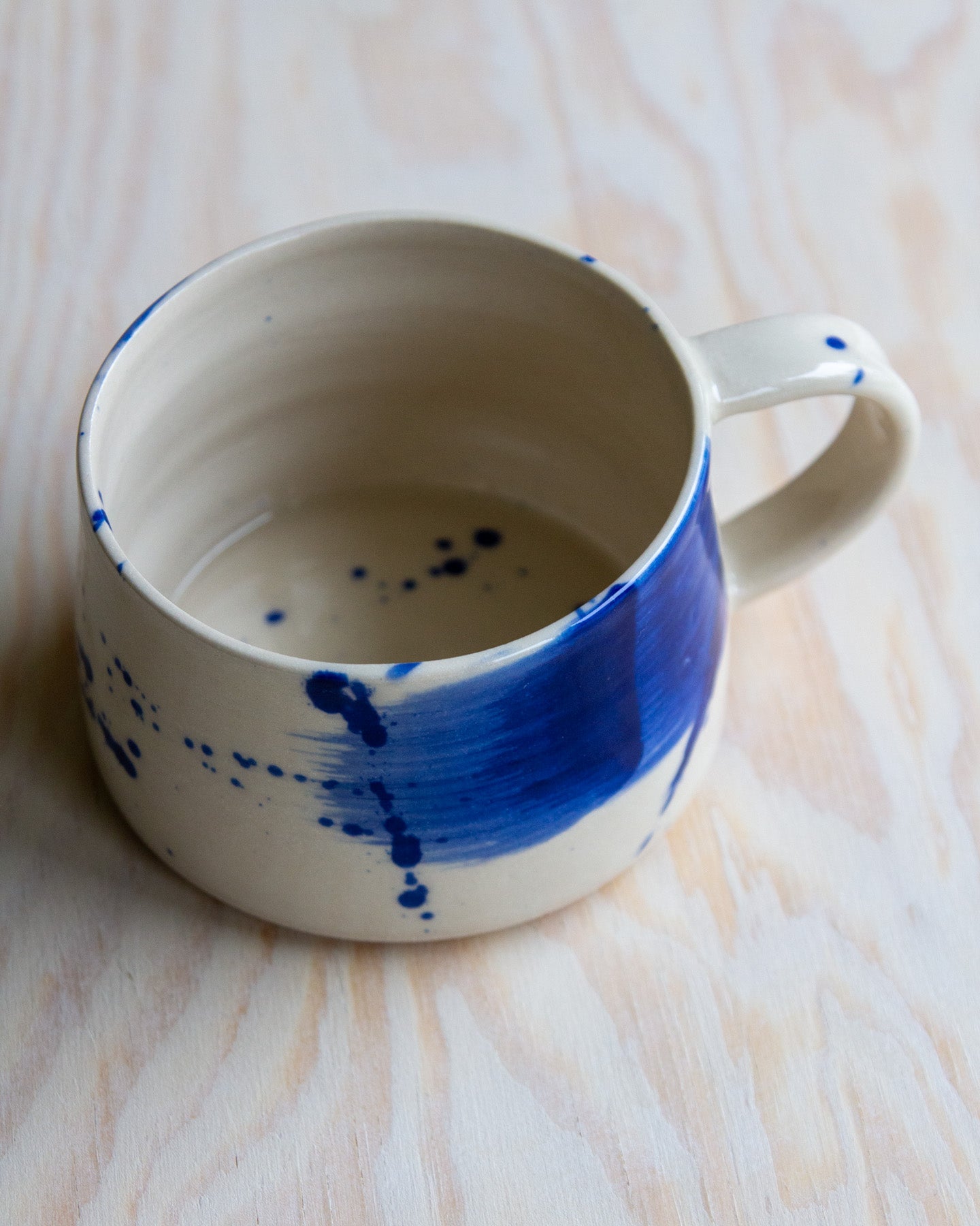 Taper Mug - Blue Splash #1