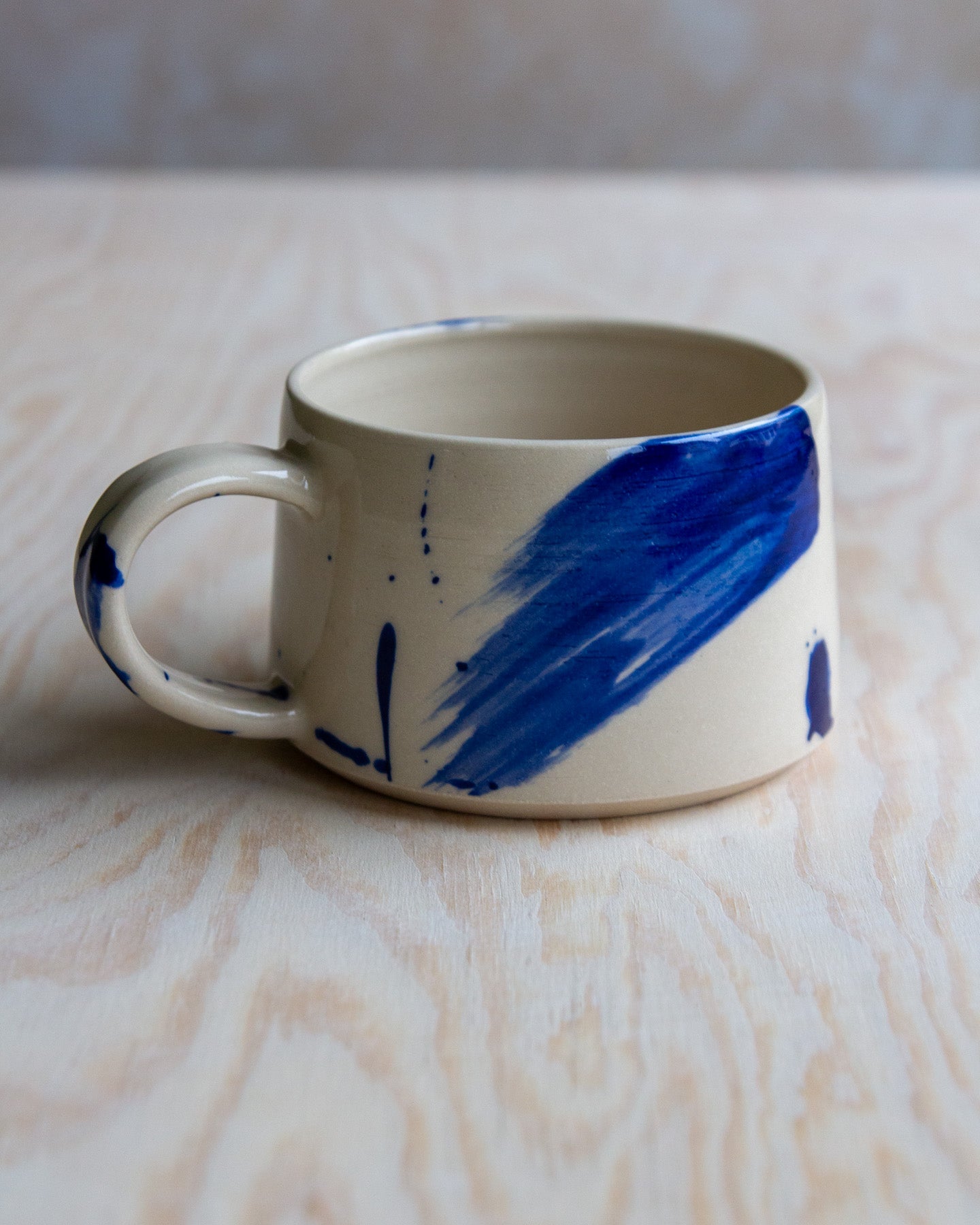 Taper Mug - Blue Splash #2