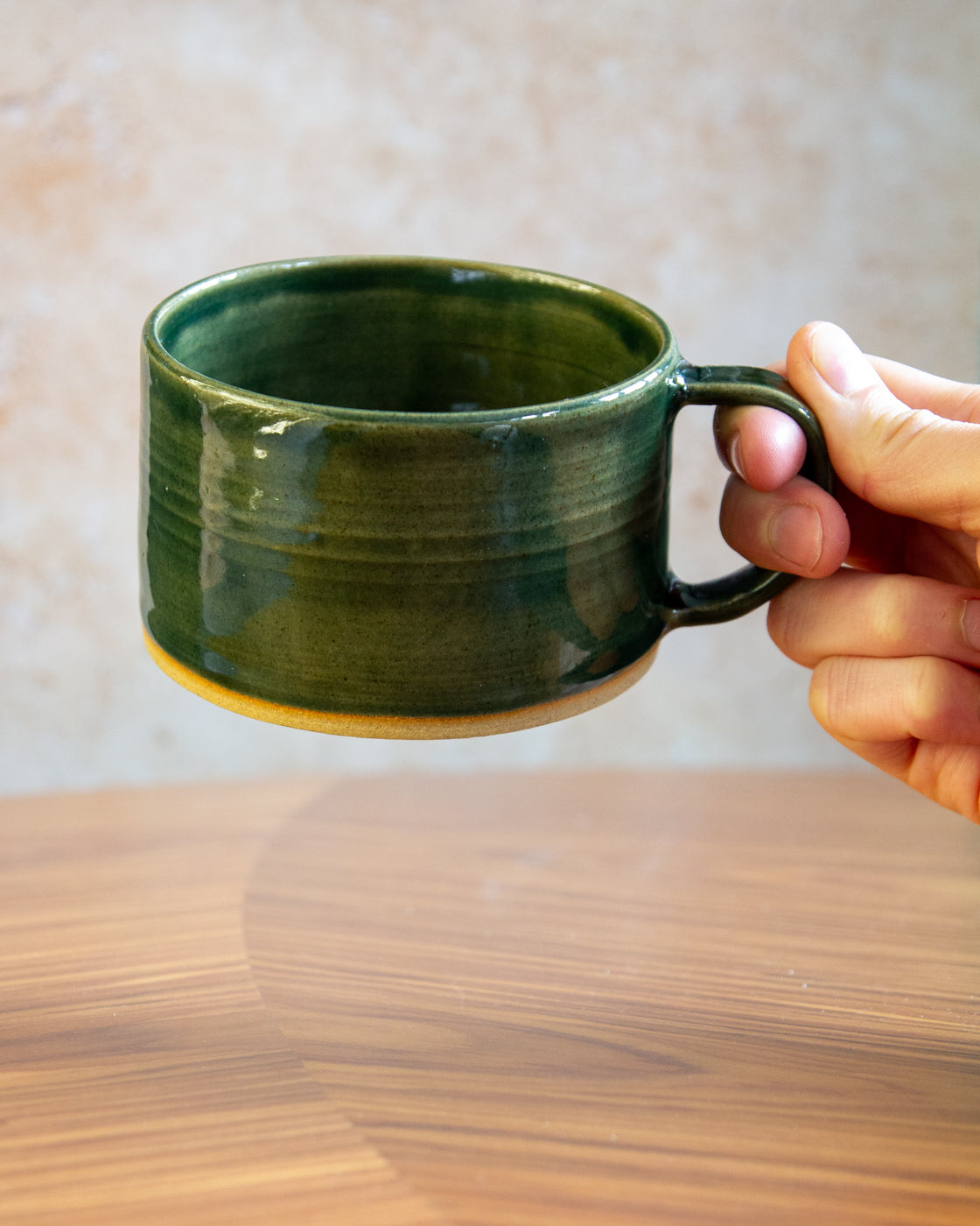Jumbo Mug - Glassy Green glaze