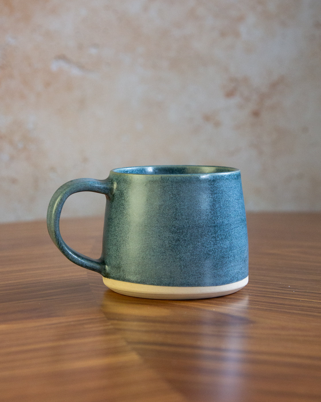 Latte Mug - Teal glaze