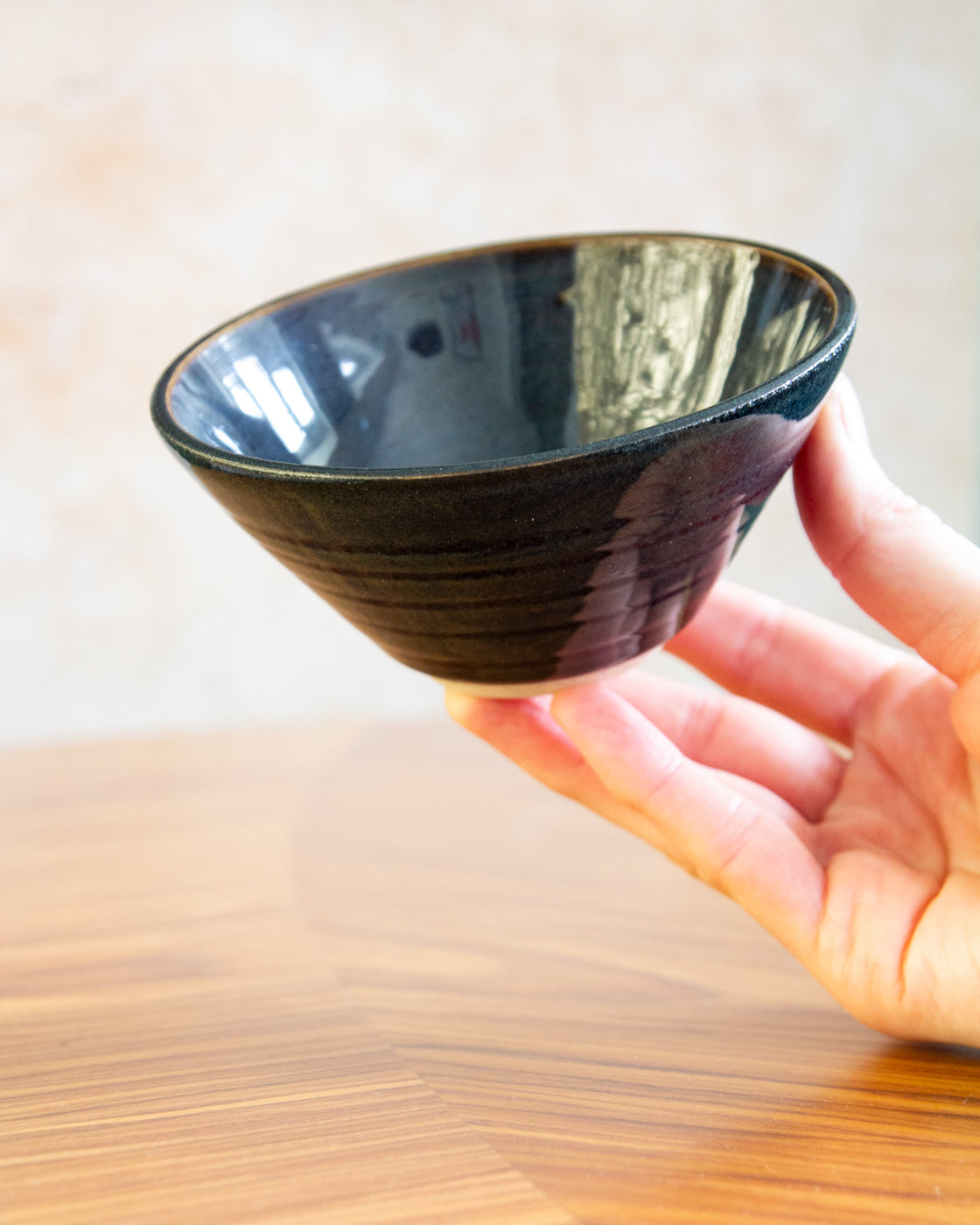 Snack Bowl - Deep Sea glaze (1)