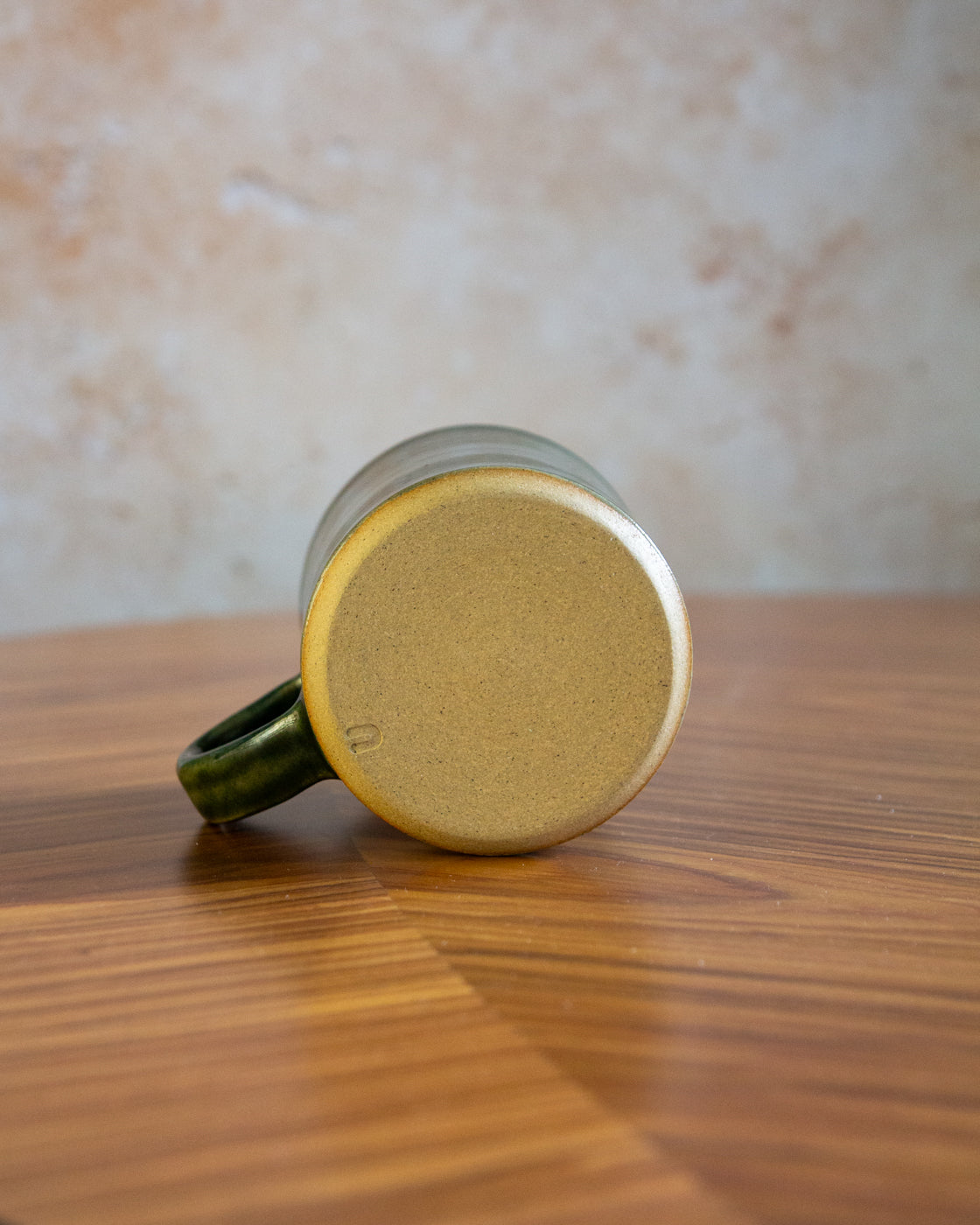 Tall Mug - Glassy Green glaze (1)