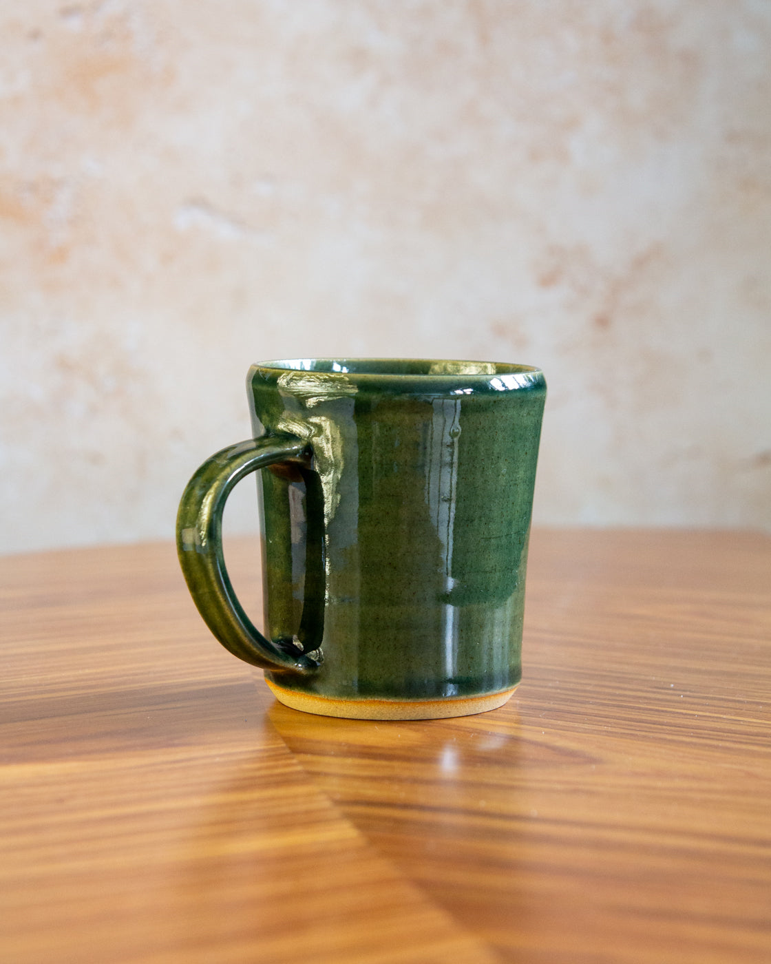 Tall Mug - Glassy Green glaze (2)