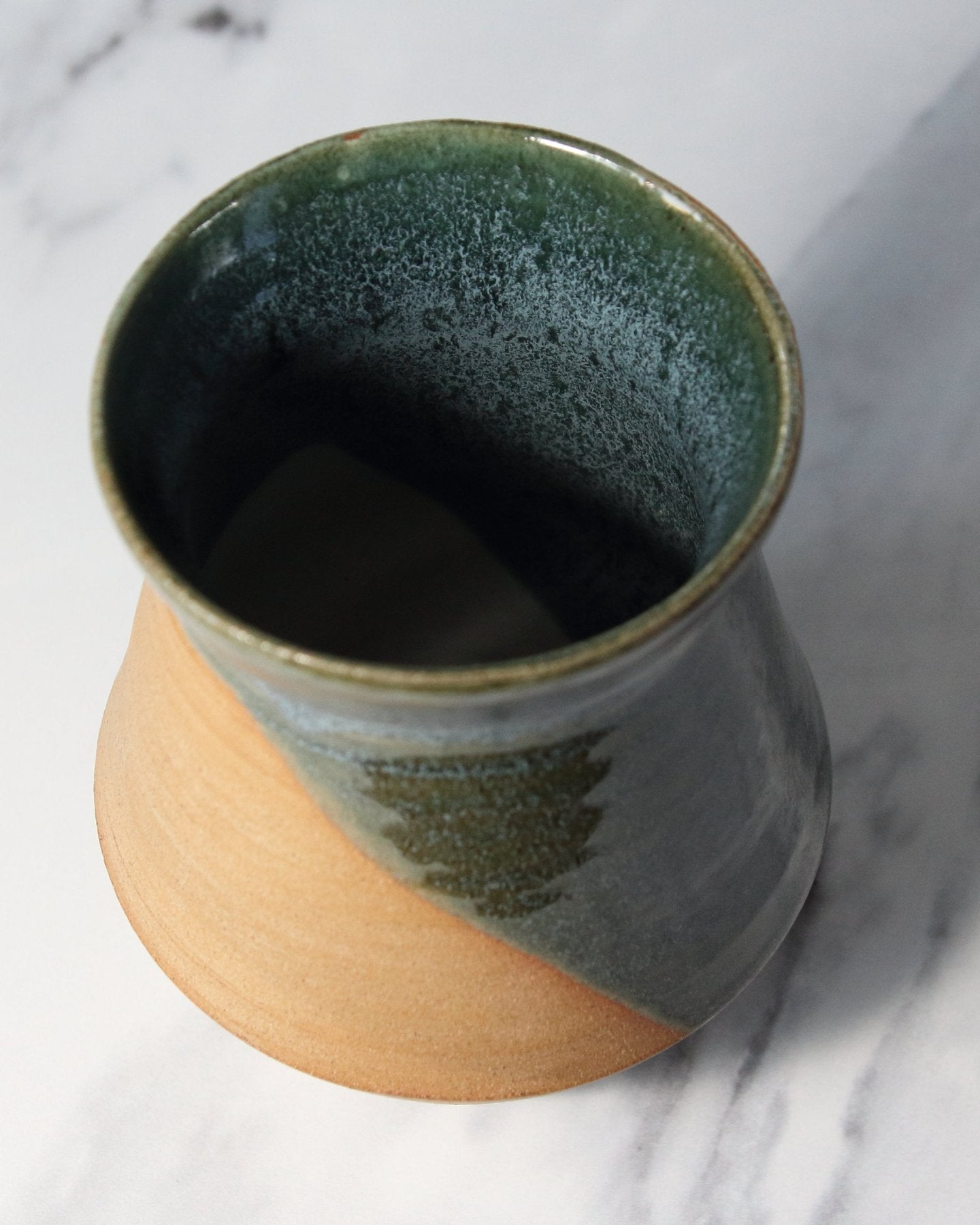 Green Angular Vase - Large