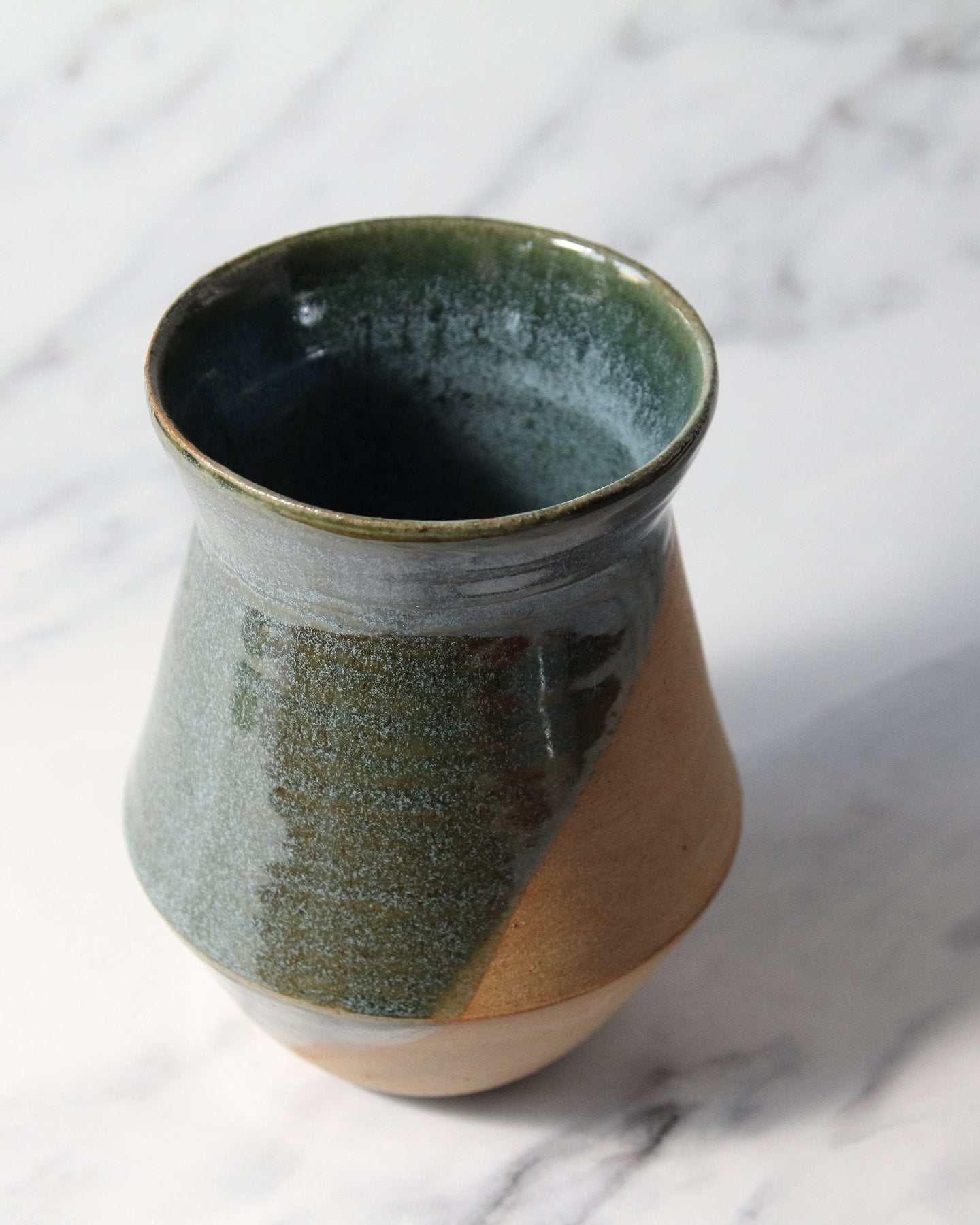 Green Angular Vase - Large