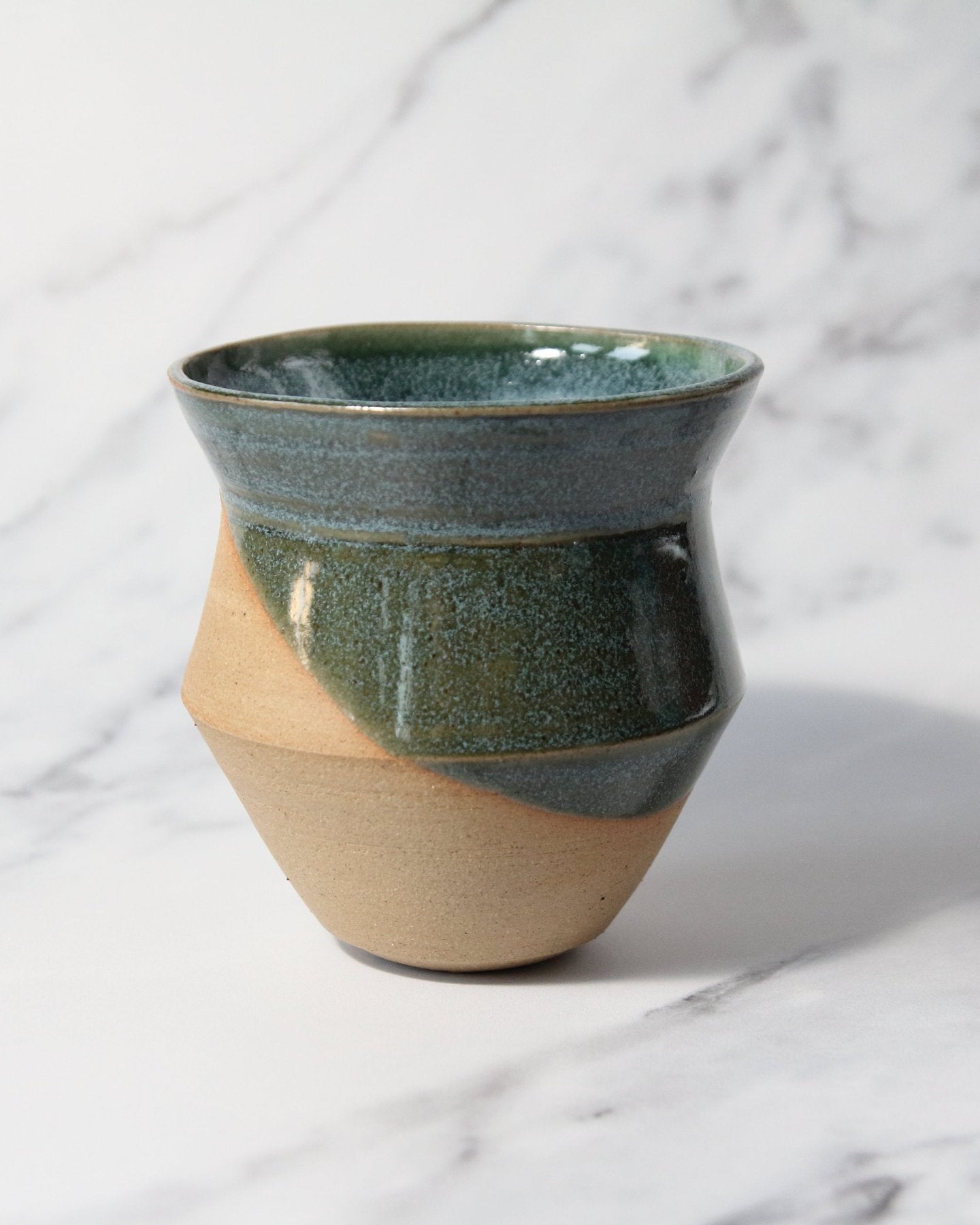 Green Angular Vase - Small