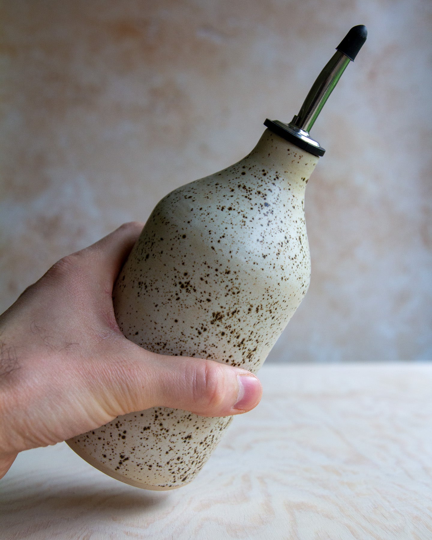 Oil Bottle - Rustic Glaze #1