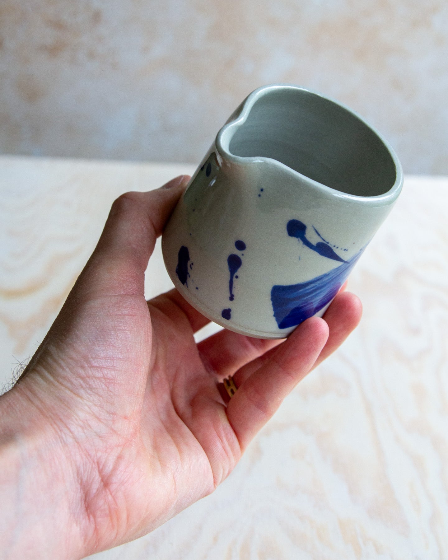 Small Jug - Blue Splash