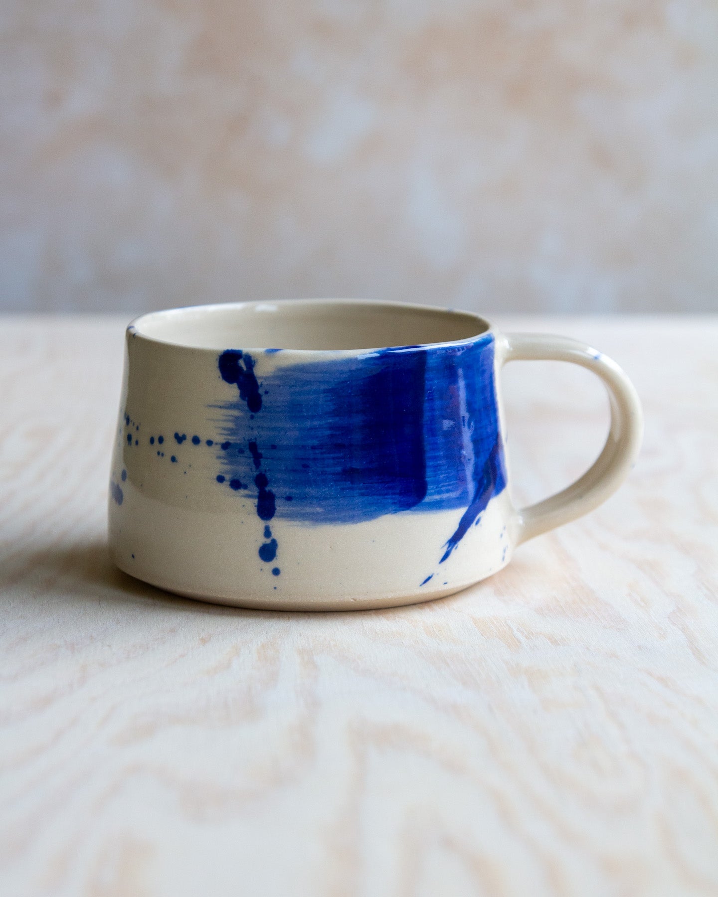 Taper Mug - Blue Splash #1