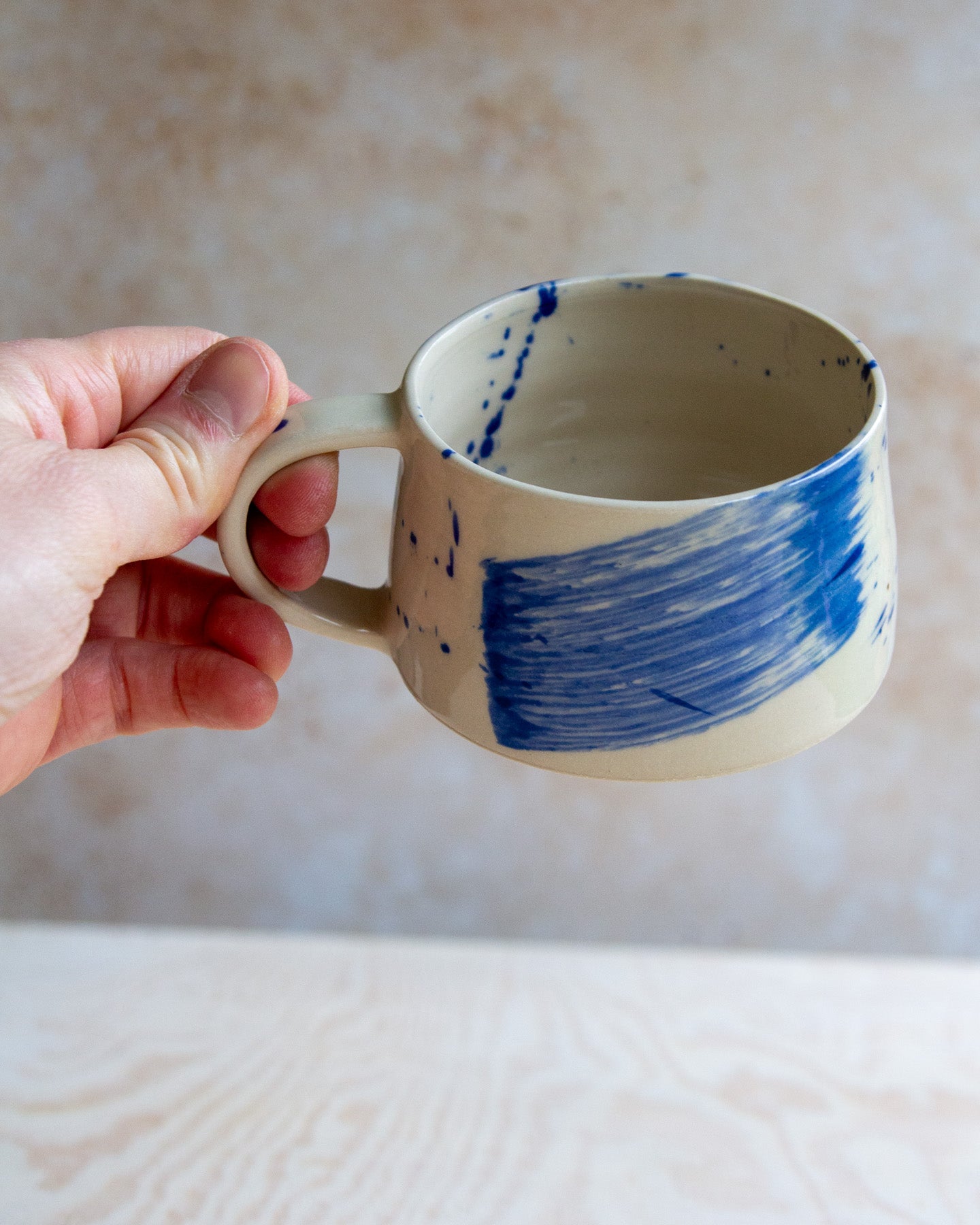Taper Mug - Blue Splash #1