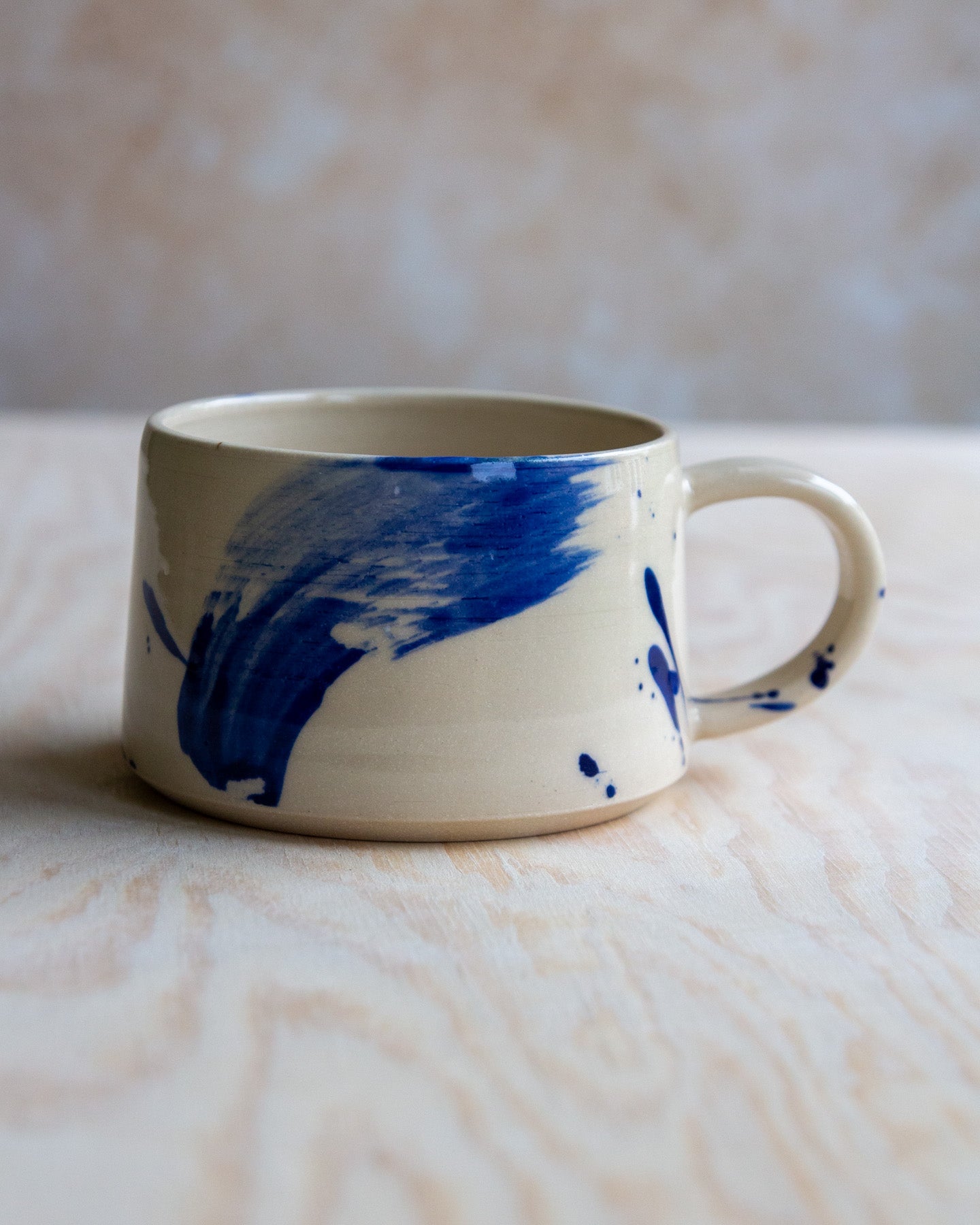 Taper Mug - Blue Splash #2