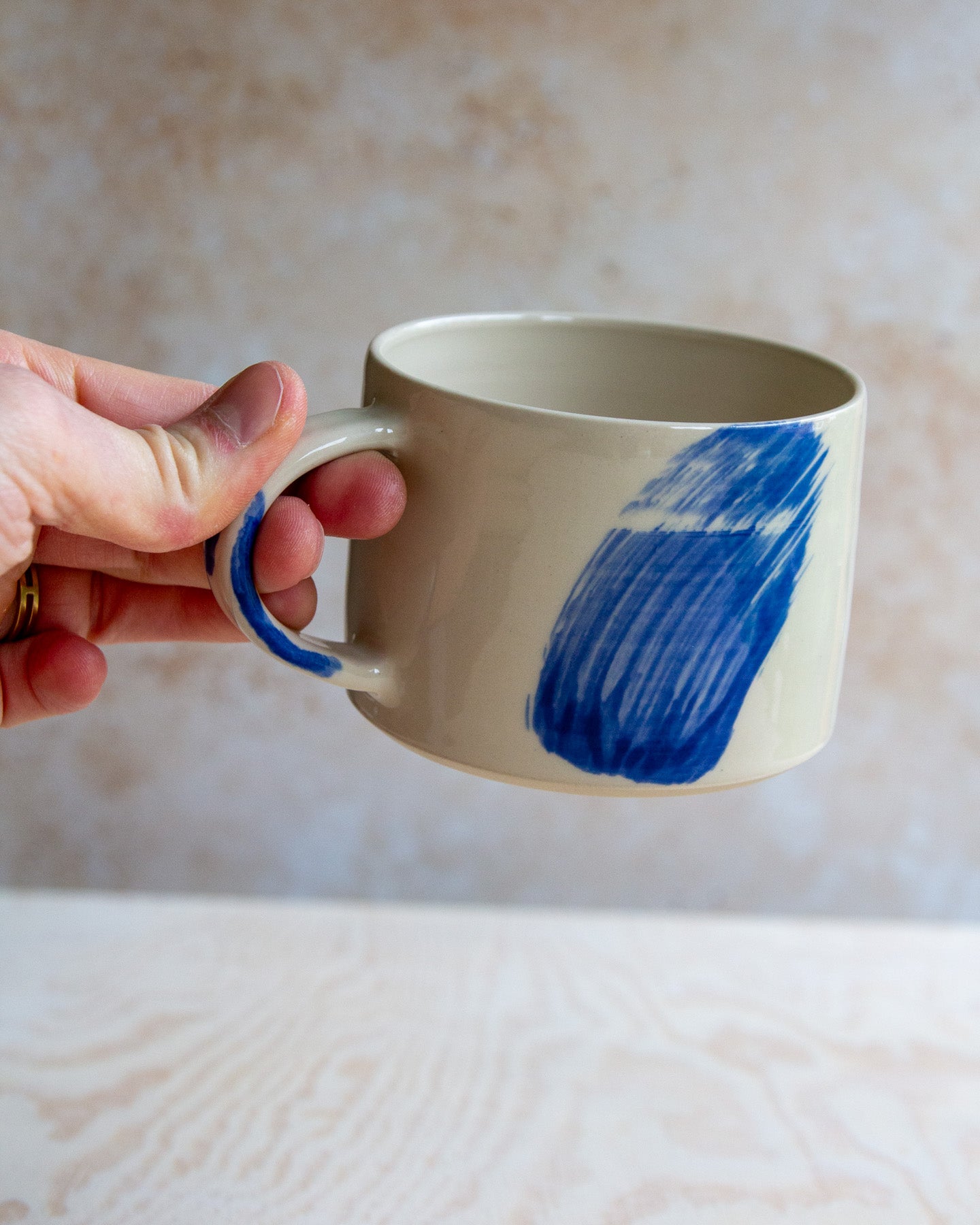 Everyday Mug - Blue Brushstroke