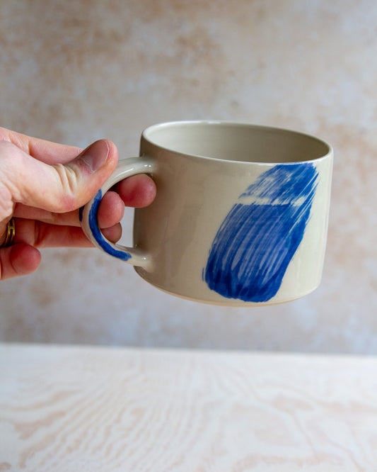 Everyday Mug - Blue Brushstroke