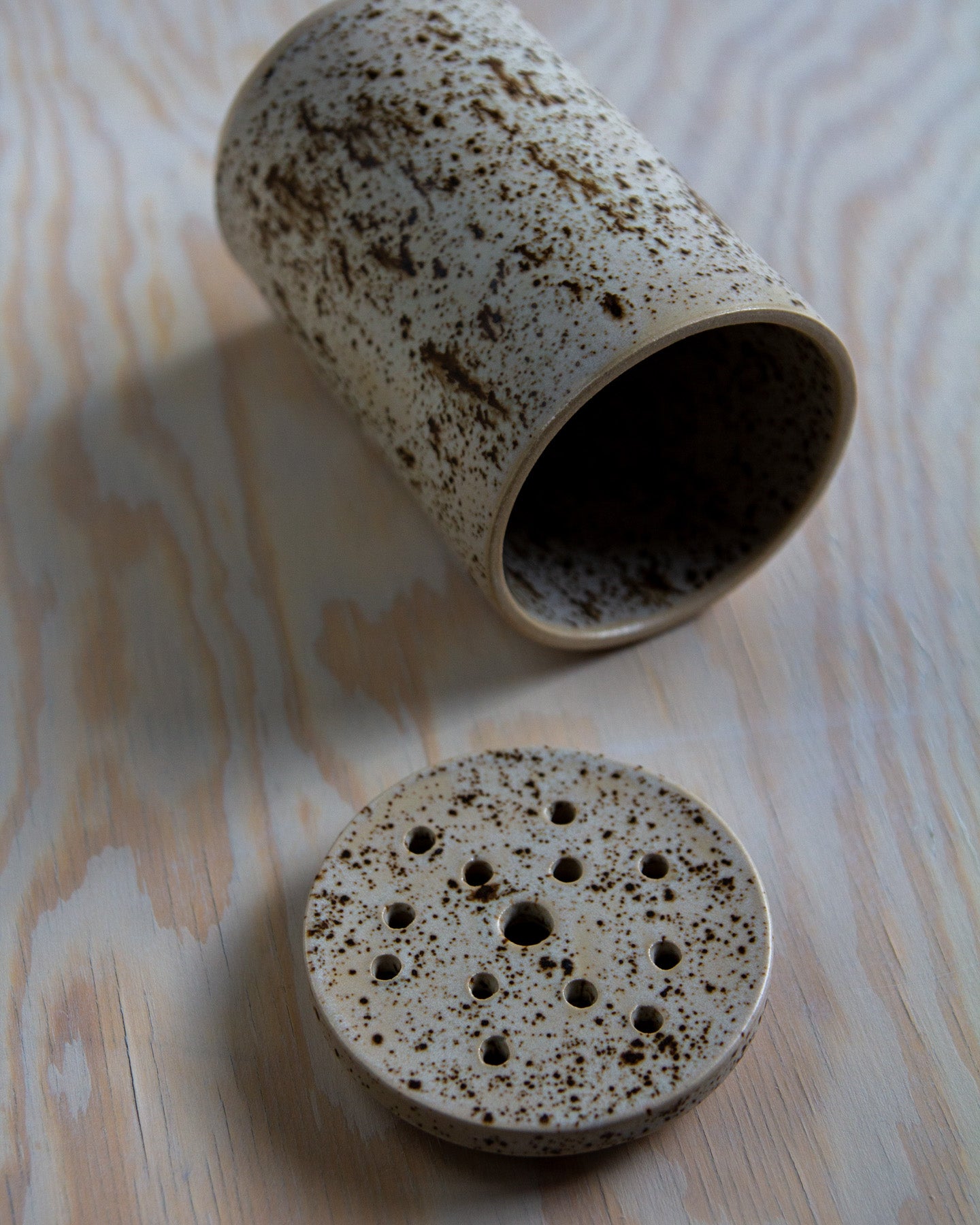Flower Arranging Jar - Rustic glaze #1