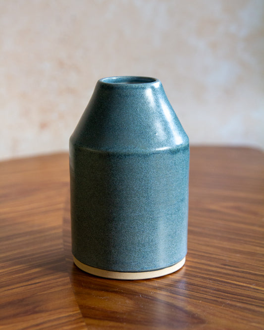 Medium Bud Vase - Teal glaze