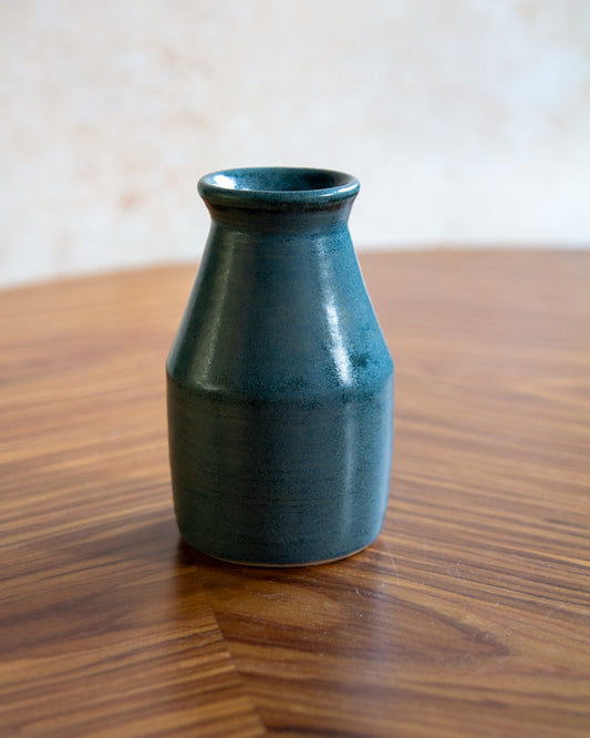 Small Bud Vase - Teal glaze