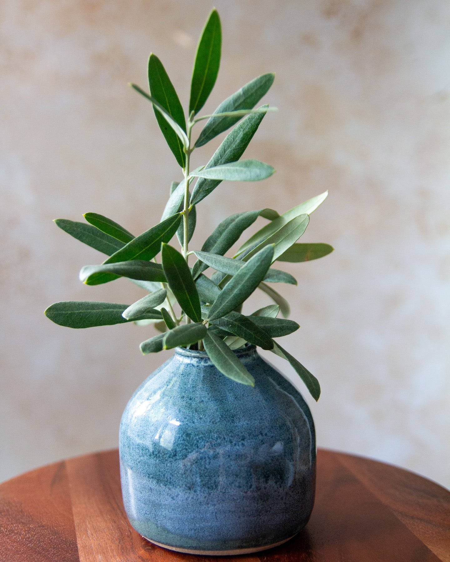 Small Bud Vase - Blue/Green glaze