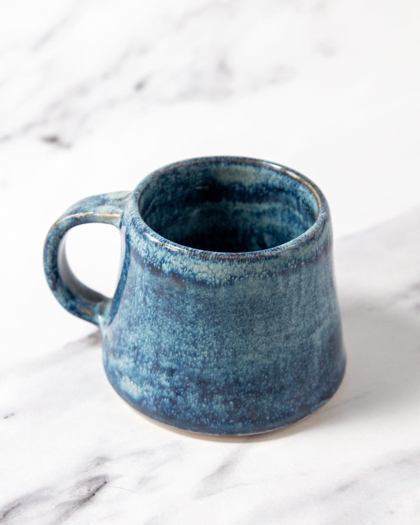 Small Angular Mug - Seascape glaze