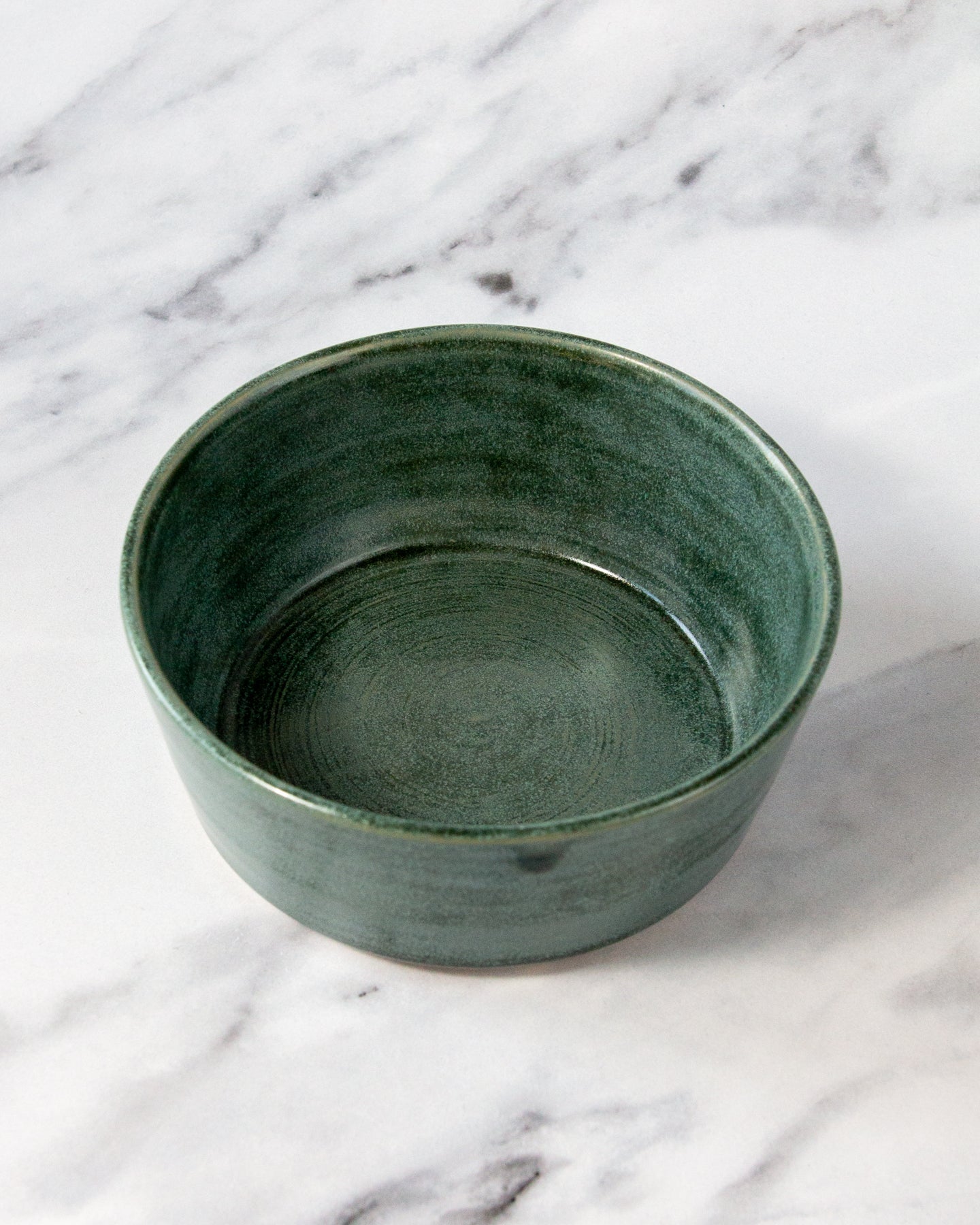 Snack Bowl - Textured Emerald glaze