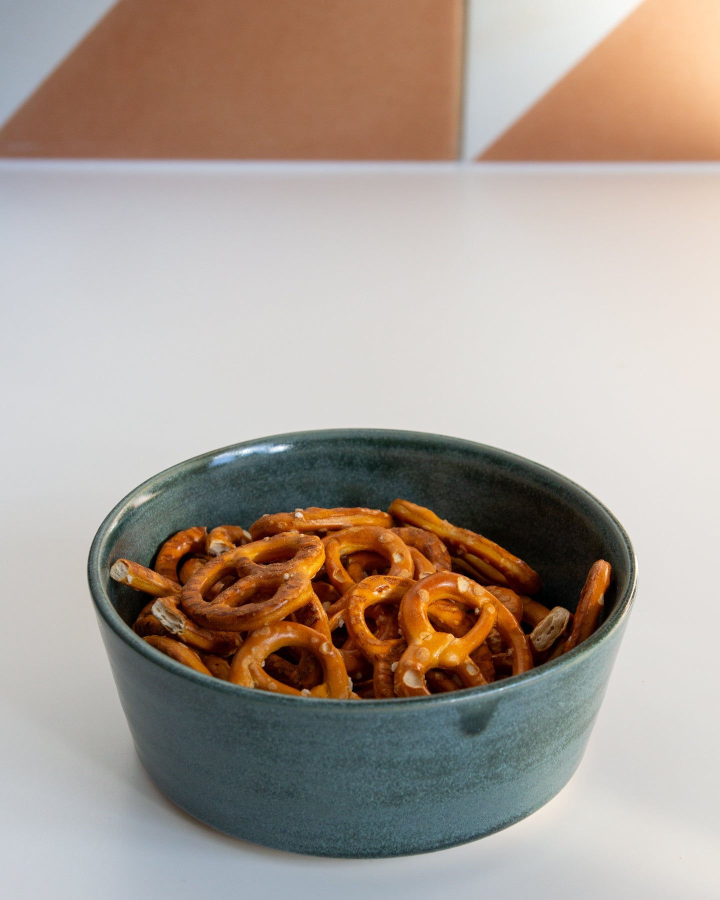 Snack Bowl - Textured Emerald glaze