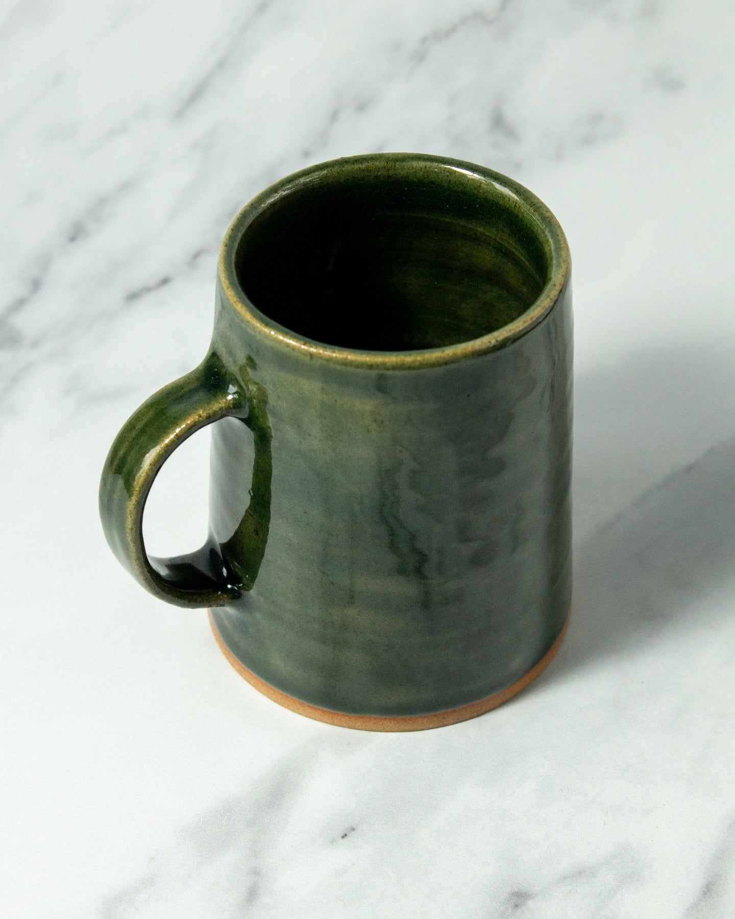 Tall Mug - Glassy Green glaze