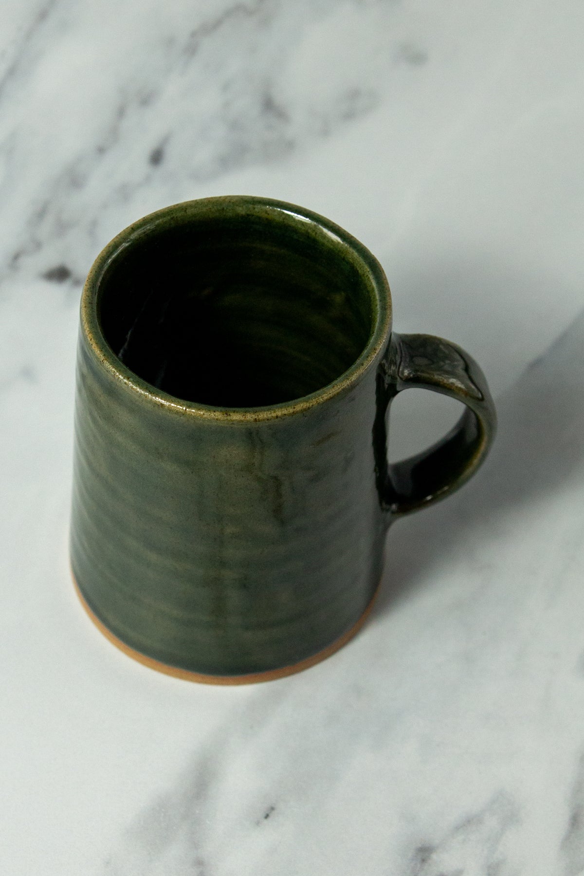 Tall Mug - Glassy Green glaze