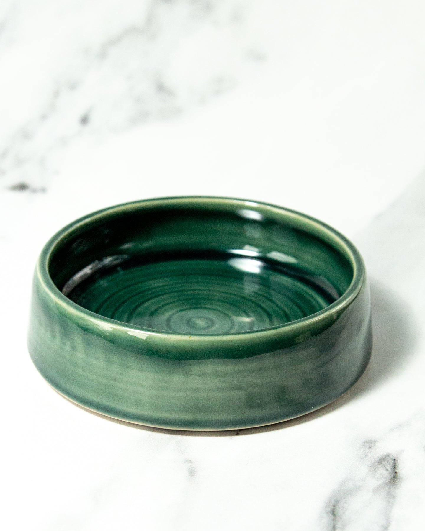 Small Trinket Dish - Glassy Green glaze