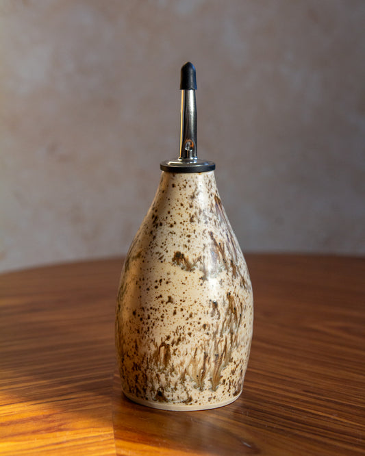 Small Oil Bottle - Rustic glaze