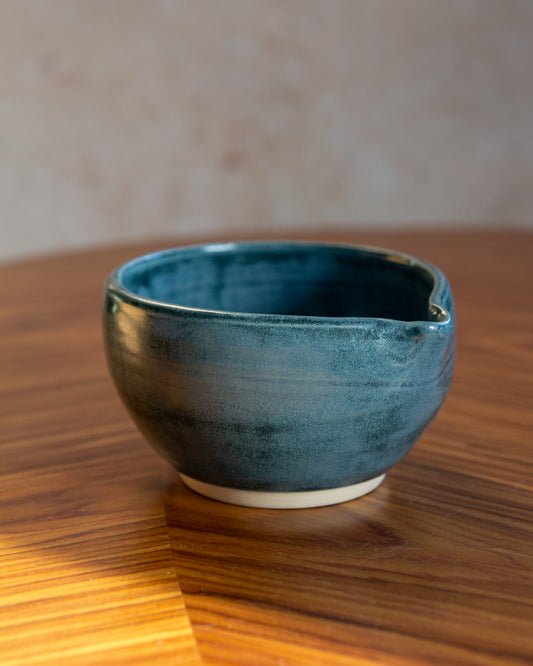 Matcha Bowl - Teal glaze